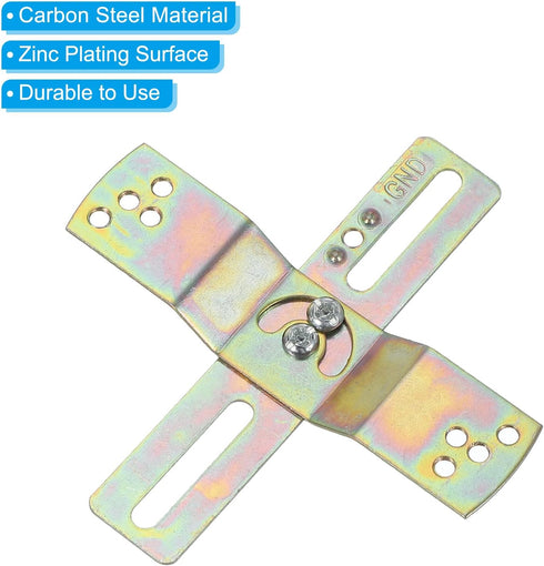 3set 180 PATIKIL Light Fixture Mounting Bracket, Ceiling Wall Light Crossbar Rotation Universal Lamp Fixture