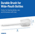 Commercial 12 Inches, SPARTA Large Water Bottle Brush Ideal for Wide-Mouth Jars, Bottles and Tumblers, Dishwashing Tool