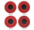 2 Inch Flap Disc 80 Grit, Surface Conditioning Disc with Quick Change Connection, 10+1 Pack