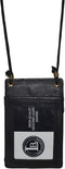Mw561rbk Black Leather ID and Business Card Holder Neck Band