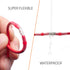 Wirefy 150 PCS Solder Seal Wire Connectors, Heat Shrink Solder Butt Connectors, Waterproof Solder Sleeves, Red 22-18 AWG