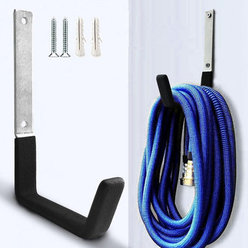 Heavy Duty Steel Hooks, Garage Storage Utility Organizer, Wall Mount Tool Hangers (2 Pack)