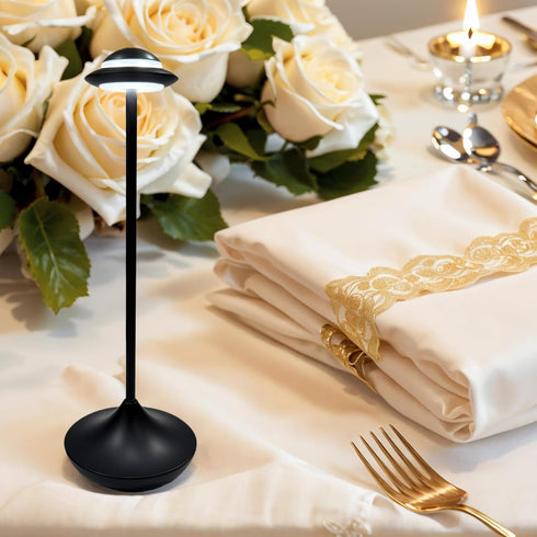 BWHSHK 3-Level TD011 USB Rechargeable Night Lamp,Portable Table Lamp for Bedroom/Living Room Brightness Desk Lamp