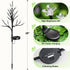 Solar Flowers Lights Garden Decor, 2Pack 40LED Waterproof Fairy Lights for Outdoor Yard and Lawn Decorations