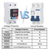 Smart Circuit Breaker with Energy Monitoring, Adjustable Voltage and Current Protection (1-63 Amp), AC Disconnect
