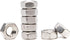 binifiMux M6 Stainless Steel Hex Nuts, Silver, Pack of 50