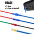 Hilitchi 440Pcs 22-16/16-14/12-10 Gauge Electrical Insulated Ring Bullet Butt Spade Fork Splice Crimp Wire Terminals
