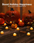 12/24/50/100/150Pack (12Pack) Amagic Flameless LED Tea Lights Candles Battery Operated, Electric Fake Tealight Candles