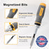 Set 77-Pieces Set 77 1 MULWARK Screwdriver Bit & Socket Kit, Ratcheting Screwdriver with Case, in Multi Bit Screw