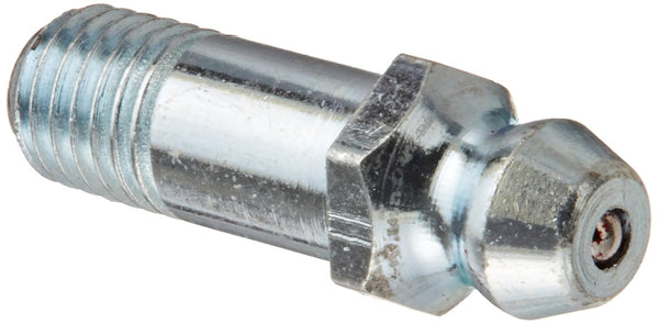 Alemite 1680-B Loose Fitting, Straight, 5/16" Hex Size, 31/32" OAL, 1/4" Male Taper (Pack of 10)