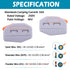 30 Pcs Lever Wire Connectors Kit, 2, 3 and 5 Port, Compact Splicing Electrical Insulated Terminals for 28-12 AWG