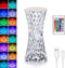 MIFXIN Crystal Table Lamp RGB 16 Colors Changing Remote Control Diamond Crystal