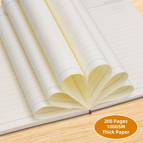 Lined Journal Notebook Refill, 5.6×8.1 Inch (A5 Size) College Ruled Journal Refill Paper, 200 Pages 100Gsm Thick Paper,