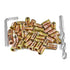 200 Pieces 1/4"-20 Wood Inserts Bolt Furniture Screw in Nut Threaded Fastener Connector for Wood Furniture Assortment