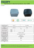IP66 Outdoor Weatherproof Universal Electronics Enclosure, Black Junction Box, 3.3"X2.9"X2.3" Small