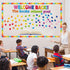 Chunnin Colorful Heart Reading Bulletin Board Decorations Set, Welcome Back The Book Missed You Craft Supplies