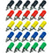 20 PCS Binding Posts Terminal, Female Socket Jack for 4mm Banana Plug Connector, Electronic Test Equipment (5 Color)