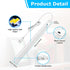 16 Inch 3000K/4000K/6000K Counter Dimmable Closet, (2 Pack) Hand Wave Under Cabinet Lights, Ultra Bright Under