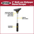 HYDE 33110 Multi-use Wallpaper Saver/Scraper, 4-inch Offset Blade, Foam Grip