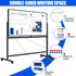 Large Rolling White Boards on Wheels 60 X 36 Inches Magnetic Dry Erase Board with Stand for Office Home