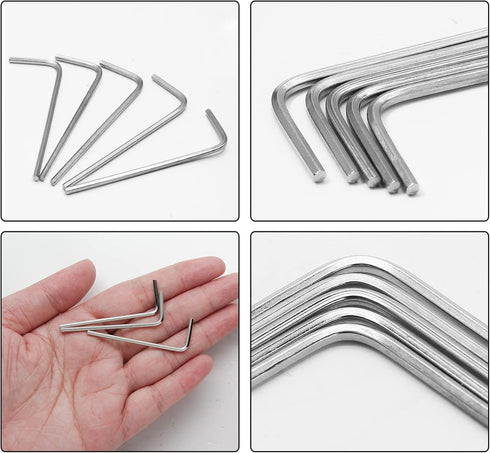 20 PCS 3mm Allen Wrench L-Shaped Hex Key Set, Metric Small Hexagon Wrench Tool for Repairing