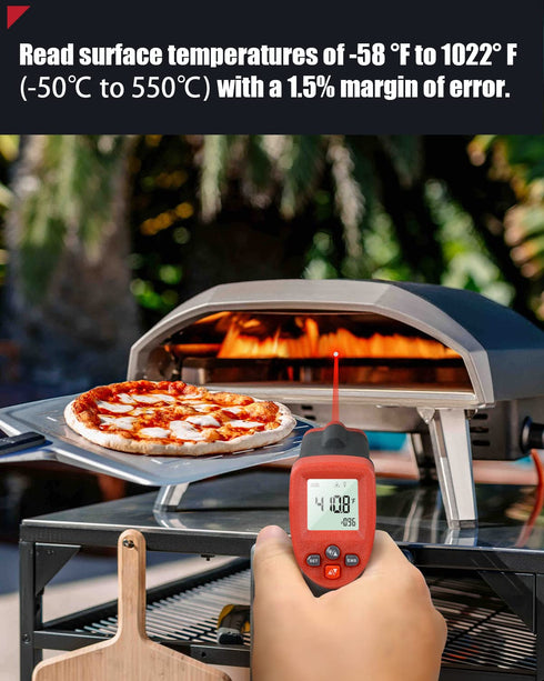 Wintact Infrared Thermometer Gun, Non-Contact Digital Laser Heat Temp Gun for Kitchen Cooking, Grill, Fridge -58? to
