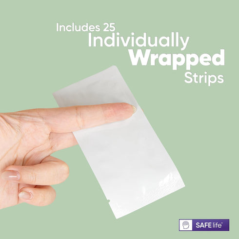 Fentanyl Test Strips for Powder, Liquid & Pills - Highly Sensitive Testing Strips, 25 Pack