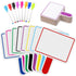 Crtiin 80 Pcs Colorful Dry Erase Paddles Set, 40 Pcs Double Sided Handheld Whiteboard for Students