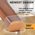 24 Pcs Rectangle Chair Leg Floor Protectors, Silicone Chair Leg Protectors for Hardwood Floors, High Elastic Chair Leg