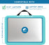 LAPGEAR Compact Lap Desk - Fits up to 15 Inch Laptops, Aqua Sky - Style No. 43109