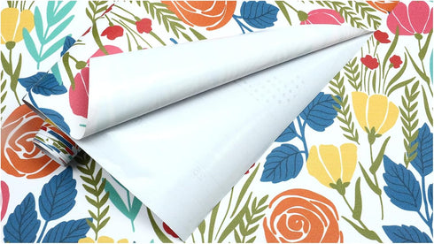 HAOKHOME 93386-4 Peel and Stick Wallpaper Floral Removable Contact Paper for Bathroom Decor