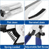 2 Pcs Glass Breaking Pliers Set - Glass Pliers with Rubber Tips for Stained Glass Cutting and Mosaics