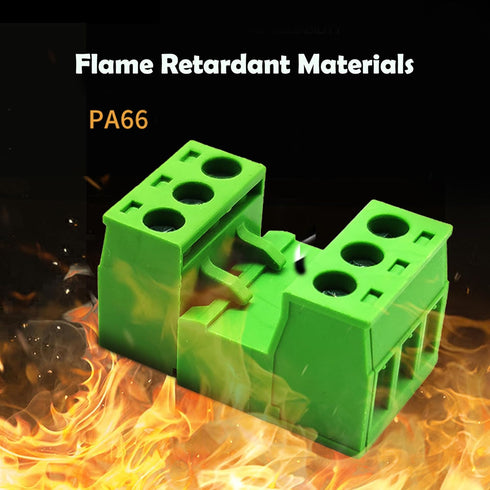 10 Set 3 Pin 2.54MM Pitch Screw Terminal Block Connector - Pluggable Quick Connector for 28-16AWG