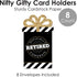 Set 8 Big Dot of Happiness Happy Retirement - Retirement Party Money and Gift Card Sleeves - Nifty Gifty Card Holders