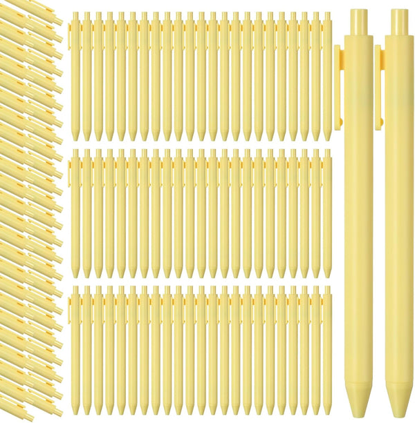 Fulmoon 50 Pcs Cute Ballpoint Pens Bulk, Comfortable Writing Pens in Medium Point 1.0 mm for Teacher Student Supplies