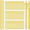 Fulmoon 50 Pcs Cute Ballpoint Pens Bulk, Comfortable Writing Pens in Medium Point 1.0 mm for Teacher Student Supplies