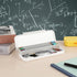 BTSKY Little Duck Double Layers Plastic Pencil Box, Cute Organizer for Pencils, Erasers, Small Stationery