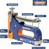 Heavy Duty 3-in-1 Stapler Gun with 3,000 Staples: Manual Brad Nailer and Power Adjustment Stapler Gun for DIY