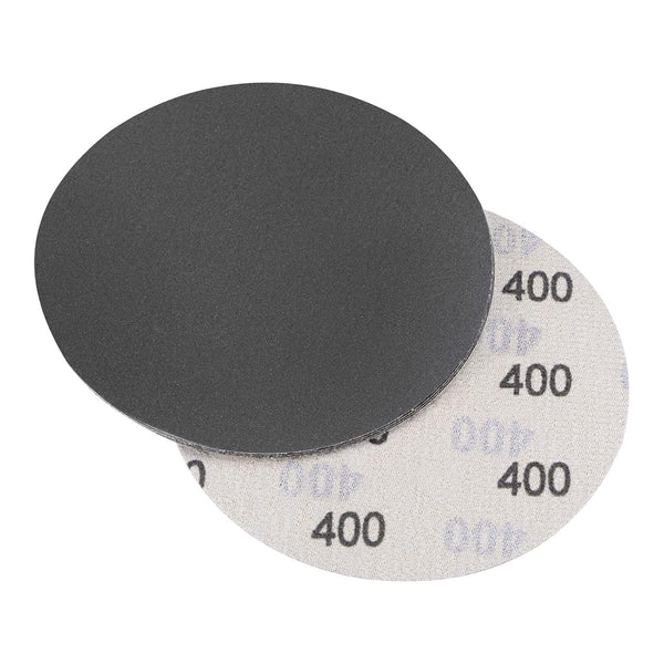 uxcell 5 Inch Sanding Disc, 400 Grit Hook and Loop Wet Dry Sandpaper for Orbital Sander, 5 Pcs