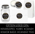 Black and Gold 30th Birthday Thank You Stickers - 1.75 in - 40 Labels
