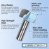 Carbide Tipped Dish Carving Bit Router Bits for Edge Forming, Industrial Grade Blue Cutting Tools for Woodworking