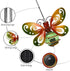 MAXTHOT 2 Pack Butterfly Garden Decor with Bouncy Springs Pendant Lights Birthday Gifts for Women Mom,Hanging Solar