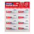 4 Gram x 8 Strong Super Glue All Purpose with Anticlog Cap, Fast & Strong Adhesive for DIY Crafts