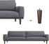 6 Inches Furniture Legs Sofa Legs Mid Century Modern Walnut Wood Furniture Feet Replacement Legs with Leg Mounting
