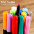 Liquid Chalk Markers for Acrylic Calendar Planning Board, Clear Glass Dry Erase Board, 14 Pack, 12 Vibrant Colors, 1mm
