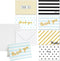 Juvale Thank You Cards with Envelopes - 4x6 In, 144-Pack, 6 Assorted