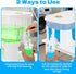 Wenceda 2 1.32 Pcs Laundry Detergent Dispenser, Gallon Liquid Soap Dispenser with Faucet, Fabric Softener Storage