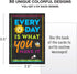Global Printed Products Motivational Cards, 100 Inspirational and Kindness Quote Cards, Business Card Size (Pack of 100)