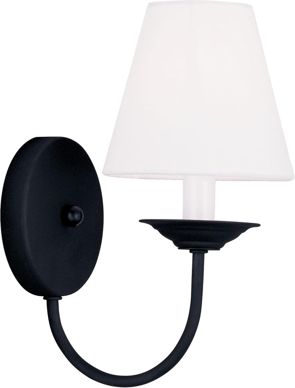 Livex Lighting 5271-04 Mendham 1-Light Wall Sconce, Black