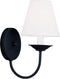 Livex Lighting 5271-04 Mendham 1-Light Wall Sconce, Black
